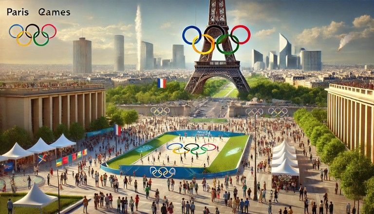 Commerce pendant les jeux olympique 2024 à Paris 